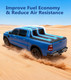 Soft Roll Up Bed Cover For 2019-2022 RAM 1500 Crew Cab Pickup 5'7" (67") Bed