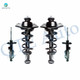 Set Front Strut-Rear Quick Complete Strut-Coil Spring For 2011 2012 Chevrolet Camaro V6 3.6L