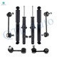 Set of 8 Front Sway Bar Link-Suspension Strut Assembly-Rear Sway Bar Link-Shock Absorber For 2007-2009 Lincoln MKZ AWD
