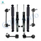 Set of 8 Front Sway Bar Link-Suspension Strut Assembly-Rear Sway Bar Link-Shock Absorber For 2007-2009 Ford Fusion
