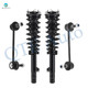 Set of 4 Front Sway Bar Link-Quick Complete Strut-Coil Spring Assembly For 2007-2009 Lincoln MKZ