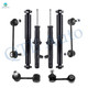 Set of 8 Front Sway Bar Link-Suspension Strut Assembly-Rear Sway Bar Link-Shock Absorber For 2006-2009 Ford Fusion