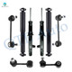 Set of 8 Front Sway Bar Link-Suspension Strut Assembly-Rear Sway Bar Link-Shock Absorber For 2006 Lincoln Zephyr