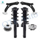 Set of 6 Front Lower Control Arm-Wheel Hub Bearing Assembly-Quick Complete Strut-Coil Spring Assembly For 2005-2014 Volkswagen Jetta