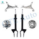 Set of 6 Front Lower Control Arm Ball Joint-Wheel Hub Bearing Assembly-Suspension Strut Assembly For 2016-2021 Jeep Grand Cherokee