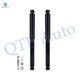 Pair of 2 Rear Shock Absorbers Replacement For 1975-1986 Chevy C10/K10, 1989-1991 R2500 Suburban, 1975-1986 C20/K20, 73-86 K10 Suburban, 73 74 C20 Pickup/C10 Pickup, 87 R10, 75-78 GMC C15