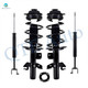 Front-Rear Set of 4 Quick Complete Strut-Shock Replacement For 2013-2016 Dodge Dart