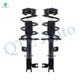 Pair of 2 Front Left-Right Quick Complete Strut-Coil Spring Assembly Replacement For 2009-2013 Nissan Murano