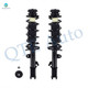 Pair of 2 Front Left-Right Quick Complete Strut-Coil Spring Assembly Replacement For 2014-2019 Nissan Versa Note, 2012-2019 Nissan Versa
