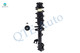 Pair of 2 Front Left-Right Quick Complete Strut-Coil Spring Assembly Replacement For 2014-2019 Nissan Versa Note, 2012-2019 Nissan Versa