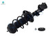 Pair of 2 Front Left-Right Quick Complete Strut-Coil Spring Assembly Replacement For 2012-2016 Fiat 500