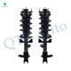 Pair of 2 Front Left-Right Quick Complete Strut-Coil Spring Assembly Replacement For 2011 2012 Honda Odyssey