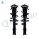 Pair of 2 Front Left-Right Quick Complete Strut-Coil Spring Assembly Replacement For 2016-2019 Chevrolet Cruze