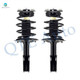 Pair of 2 Front Quick Complete Strut-Coil Spring Assembly Replacement For 2006-2011 Cadillac DTS, 2006-2011 Buick Lucerne