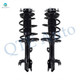 Pair of 2 Front Left-Right Quick Complete Strut-Coil Spring Assembly Replacement For 2013-2015 Toyota Avalon