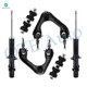 Set of 6 Front Upper Control Arm Ball Joint-Sway Bar Link-Suspension Strut Assembly For 1990-1993 Honda Accord