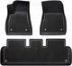 Double-Layer All-Weather Floor Mats Direct For 2023-2025 Tesla Model 3 Highland, Custom Fit TPE Car Floor Mats, Durable Model 3 Highland Accessories