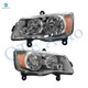 Pair of 2 Front Left-Right Headlights Assembly For 2008-2016 Chrysler Town & Country
