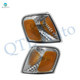 Pair of 2 Front Left-Right Corner Lights For 2001-2003 Ford Explorer Sport