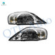 Pair of 2 Front Left-Right Headlights Assembly For 2000-2002 Mercury Sable