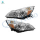 Pair of 2 Front Left-Right Headlights Assembly For 2010-2012 Subaru Outback