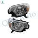Pair of 2 Front Left-Right Headlights Assembly For 2012-2015 Toyota Tacoma