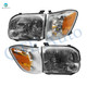 Pair of 2 Front Left-Right Headlights Assembly For 2005-2007 Toyota Sequoia