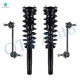 Set of 4 Front Sway Bar Link-Quick Complete Strut-Coil Spring Assembly For 2010-2012 Lincoln MKZ