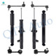Set of 8 Front Sway Bar Link-Suspension Strut Assembly-Rear Sway Bar Link-Shock Absorber For 2009 Lincoln MKZ