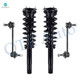 Set of 4 Front Sway Bar Link-Quick Complete Strut-Coil Spring Assembly For 2010-2012 Lincoln MKZ AWD