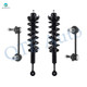 Set of 4 Front Sway Bar Link-Quick Complete Strut-Coil Spring Assembly For 2003-2009 Lexus GX470