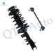 Front Right Sway Bar Link-Quick Complete Strut-Coil Spring Assembly For 1997 1998 Infiniti QX4