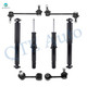 Set of 8 Front Sway Bar Link-Suspension Strut Assembly-Rear Sway Bar Link-Shock Absorber For 2010-2012 Ford Fusion
