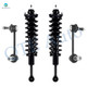 Set of 4 Front Sway Bar Link-Quick Complete Strut-Coil Spring Assembly For 2007-2009 Toyota FJ Cruiser 4WD