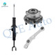 Set of 3 Front Right Lower Forward Control Arm-Wheel Hub Bearing Assembly-Suspension Strut Assembly For 2003 2004 Infiniti G35