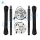 Set of 6 Front Lower Control Arm-Wheel Hub Bearing Assembly-Shock Absorber For 2000 2001 Dodge RAM 1500