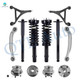 Set of 12 Front Lower Control Arm Ball Joint-Wheel Hub Bearing Assembly-Quick Complete Strut-Coil Spring Assembly-Rear Upper Rearward Control Arm-Wheel Hub Bearing Assembly-Complete Shock Absorber Kit For 2005-2009 Chrysler 300