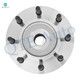 Set of 8 Front Lower and Upper Control Arm-Wheel Hub Bearing Assembly-Shock Absorber For 2000-2002 Dodge RAM 2500 w/ 8800 GVW