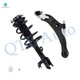 Front Left Lower Control Arm Ball Joint-Quick Complete Strut-Coil Spring Assembly For 2013-2015 Toyota Avalon