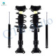 Set 4 Front Quick Complete Strut-Coil Spring-Rear Shock For 2012-2014 Mercedes-Benz C250 RWD