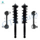 Set of 4 Rear Sway Bar Link-Quick Complete Strut-Coil Spring Assembly For 2004-2008 Acura TSX