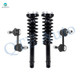 Set of 4 Front Sway Bar Link-Quick Complete Strut-Coil Spring Assembly For 2003-2007 Honda Accord
