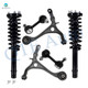 Set of 6 Front Lower Control Arm-Sway Bar Link-Quick Complete Strut-Coil Spring Assembly For 2003 2005-2007 Honda Accord V6