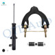 Set of 3 Front Right Upper Control Arm Ball Joint-Sway Bar Link-Suspension Strut Assembly For 1993-1997 Honda Civic del Sol