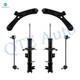 Set of 6 Front Lower Control Arm Ball Joint-Sway Bar Link-Suspension Strut Assembly For 2008-2013 Suzuki SX4