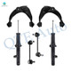 Set of 6 Front Upper Control Arm Ball Joint-Sway Bar Link-Suspension Strut Assembly For 2006-2009 Mercury Milan