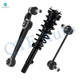 Set of 3 Front Left Lower Forward Control Arm Ball Joint-Sway Bar Link-Quick Complete Strut-Coil Spring Assembly For 2006 2007 Mercury Milan FWD