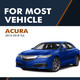 Set 4 Front Suspension Strut-Rear Quick Complete Strut-Coil Spring For 2015-2018 Acura Tlx