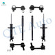 Set of 8 Front Sway Bar Link-Suspension Strut Assembly-Rear Sway Bar Link-Shock Absorber For 2006-2011 Honda Civic Coupe Sedan