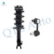 Front Left Sway Bar Link-Quick Complete Strut-Coil Spring Assembly For 2006-2011 Honda Civic L4 1.8L